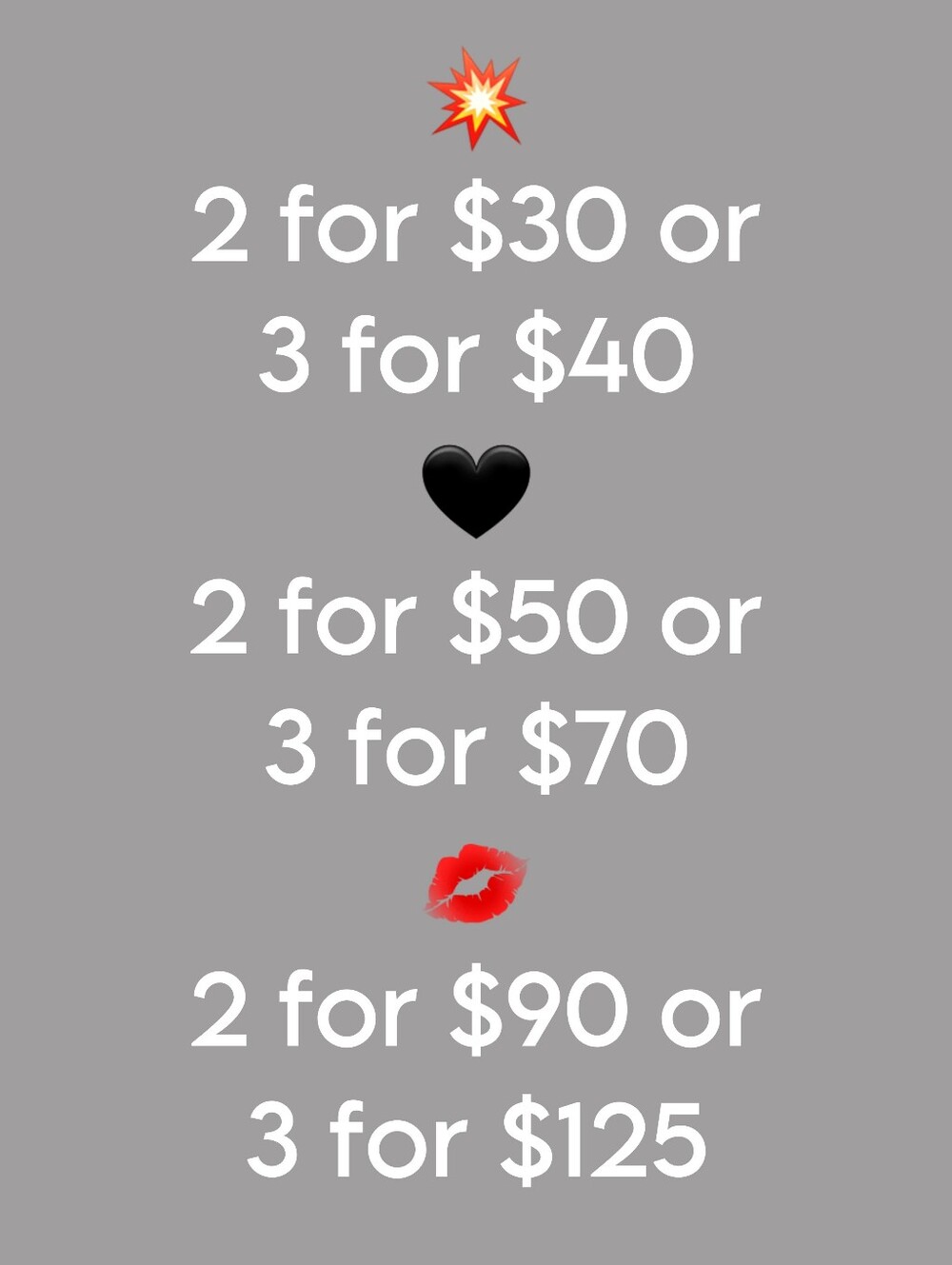 💋🖤Mix & Match 💥 Bundle Deals!🖤💋